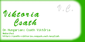 viktoria csath business card